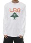 Camiseta Masculina LRG Stack Manga Longa Estampada - Branco