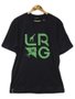 Camiseta Masculina LRG Stacked Manga Curta Estampada - Preto