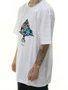 Camiseta Masculina LRG Under Manga Curta Estampada - Branco