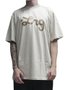 Camiseta Masculina LRG Western Script Knit Manga Curta Estampada - Areia