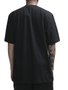 Camiseta Masculina LRG Western Script Knit Manga Curta Estampada - Preto