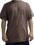 Camiseta Masculina Lrg Western Script Manga Curta Estampada - Marrom