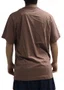 Camiseta Masculina Lrg Western Script Manga Curta Estampada - Marrom