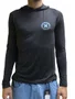 Camiseta Masculina Lycra Hurley M/Longa Company - Preto