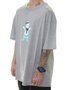 Camiseta Masculina Marshmellow OG Bear Manga Curta Estampada - Cinza Mesclado