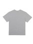 Camiseta Masculina Minimal Patch Manga Manga Curta Estampada - Cinza/Mescla