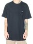 Camiseta Masculina New Era Basico Essentials Tri Manga Curta Estampada - Preto