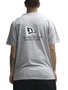 Camiseta Masculina New Era Branded Bob Manga Curta Estampada - Cinza/Mescla