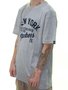 Camiseta Masculina New Era Core Slogan Lasrai Manga Curta Estampada - Cinza Mesclado