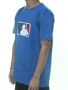 Camiseta Masculina New Era Essentials Logo MLB Manga Curta Estampada - Azul