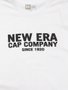 Camiseta Masculina New Era Minimal Manga Curta Estampada - Branco