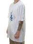 Camiseta Masculina New Era Plus Size Paisley Losdod Manga Curta Estampada - Branco