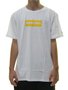 Camiseta Masculina New Era Sport Block Branded Manga Curta - Branco