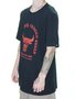 Camiseta Masculina New Era Street Gothic Writing Chibul Manga Curta Estampada - Preto