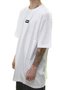 Camiseta Masculina New Histoy Logo Embroidery Manga Curta - Branco