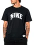 Camiseta Masculina Nike Ball Dunk Manga Curta Estampada - Preto