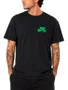 Camiseta Masculina Nike Logo LBR Manga Curta Estampada - Preto