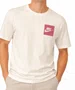 Camiseta Masculina Nike LSE Absury Manga Curta Estampada - Off White