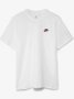 Camiseta Masculina Nike NSW Club Manga Curta Estampada - Branco