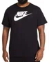 Camiseta Masculina Nike NSW Tee Icon Manga Curta Estampada - Preto