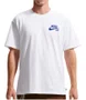 Camiseta Masculina Nike Sb Logo Lb Manga Curta Estampada - Branco