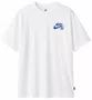 Camiseta Masculina Nike Sb Logo Lb Manga Curta Estampada - Branco