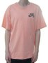 Camiseta Masculina Nike SB Logo Manga Curta Estampada - Salmão