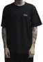 Camiseta Masculina Öus Old Baska Manga Curta Estampada - Preto