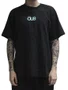 Camiseta Masculina Öus Semi Logo Manga Curta Estampada - Preto