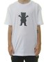 Camiseta Masculina OG Bear Manga Curta Estampada - Branco