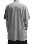 Camiseta Masculina Ous 1123 Manga Curta Estampada - Cinza