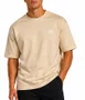 Camiseta Masculina Plano C Basic Manga Curta Estampada - Bege