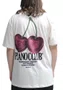 Camiseta Masculina Plano C Cherry Manga Curta Estampada - Off White