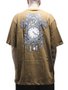 Camiseta Masculina Plano C Clock Manga Curta Estampada - Marrom