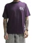 Camiseta Masculina Plano C Divine Manga Curta Estampada - Bordo 