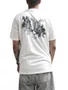 Camiseta Masculina Plano C Divine Manga Curta Estampada - Off White