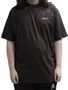 Camiseta Masculina Plano C Emblem Manga Curta Estampada - Marrom