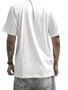 Camiseta Masculina Plano C Gothic Manga Curta Estampada - Off White