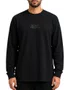 Camiseta Masculina Plano C Gothic Manga Longa Estampada - Preto