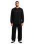 Camiseta Masculina Plano C Gothic Manga Longa Estampada - Preto