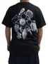 Camiseta Masculina Plano C Keychains Manga Curta Estampada - Preto