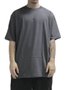 Camiseta Masculina Plano C Logo Manga Curta Estampada - Cinza