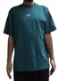 Camiseta Masculina Plano C Logo Manga Curta Estampada - Verde Escuro