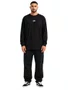 Camiseta Masculina Plano C Logo Manga Longa Estampada - Preto