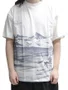 Camiseta Masculina Plano C Lone Rider Manga Curta Estampada - Off White