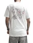 Camiseta Masculina Plano C Masks Manga Curta Estampada - Off White