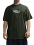 Camiseta Masculina Plano C Raw Energy Manga Curta Estampada - Verde