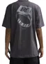 Camiseta Masculina Plano C Ring Manga Curta Estampada - Cinza