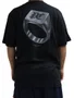 Camiseta Masculina Plano C Ring Manga Curta Estampada - Preto