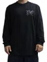Camiseta Masculina Plano C Smoke Manga Longa Estampada - Preto